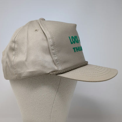 WestPro 5 Panel Beige One Size Snapback Hat Lock-N-Load Thimet 20G Rope Brim
