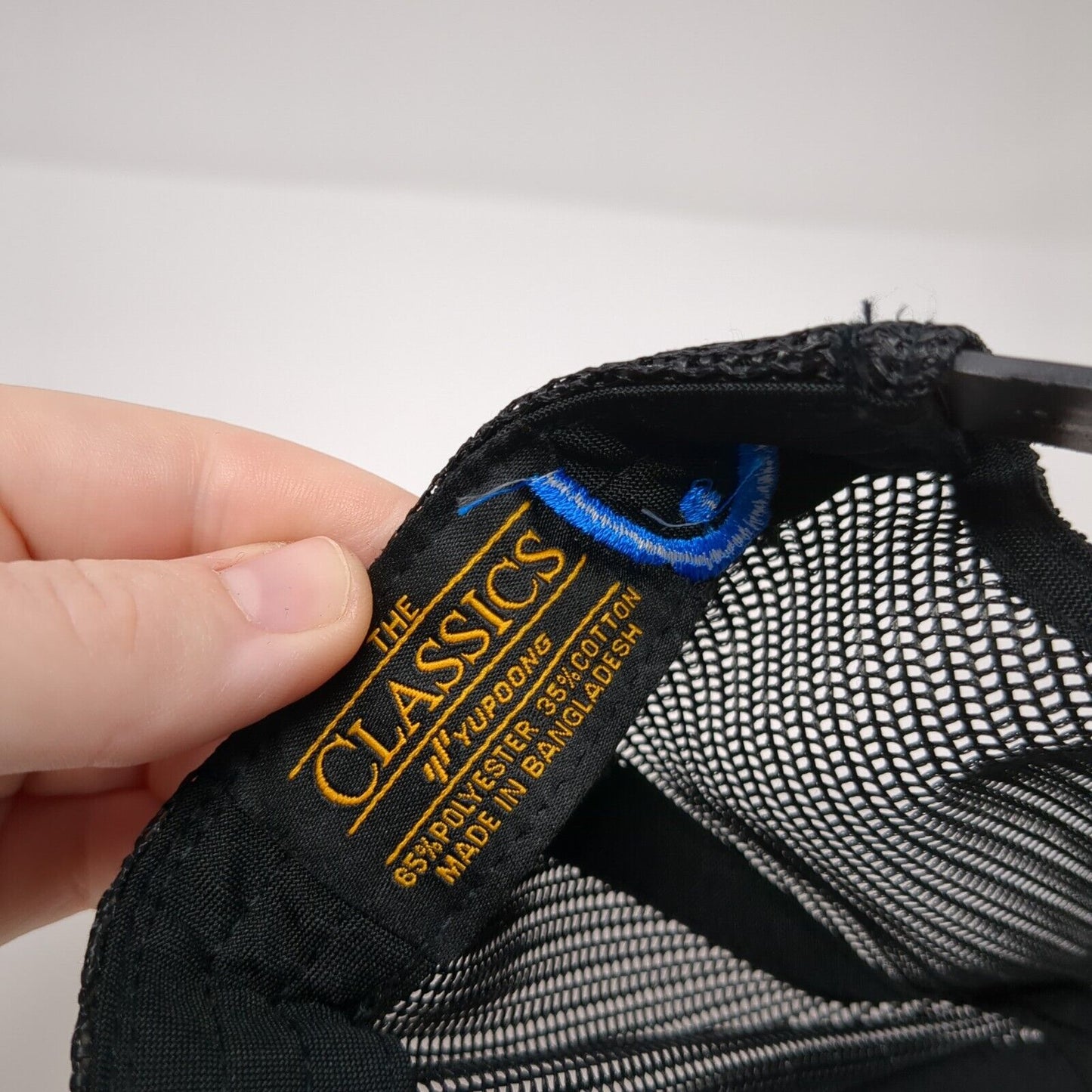 KORE Snapback Mesh Back Trucker Hat Black OSFA The Classics Yupoong