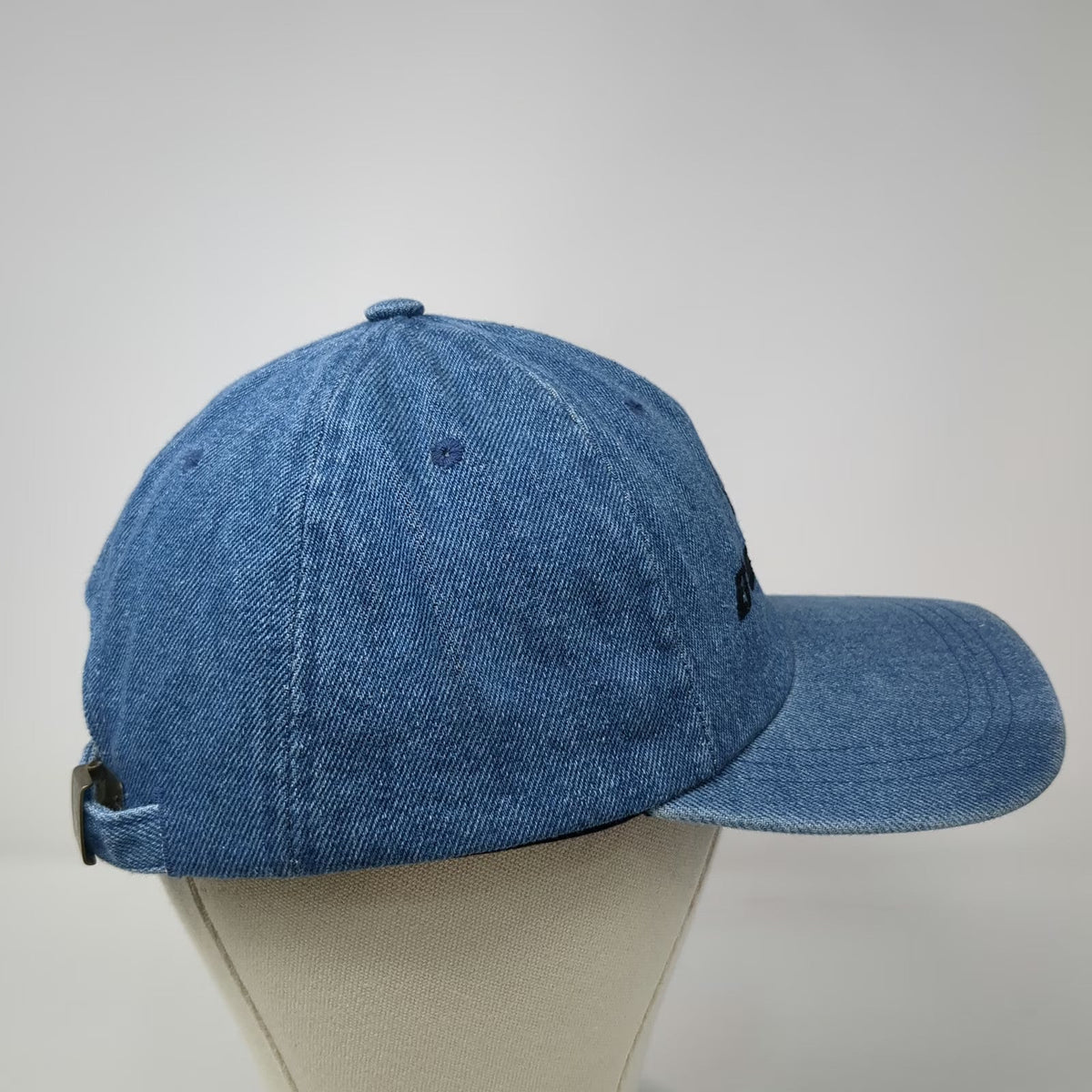 ATT Headwear Boeing Blue Denim Baseball Cap One Size Adjustable Slideback Hat