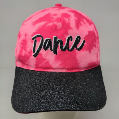 Justice Girl's Strapback Tie Dye Hat Pink Size OSFA Dance Logo