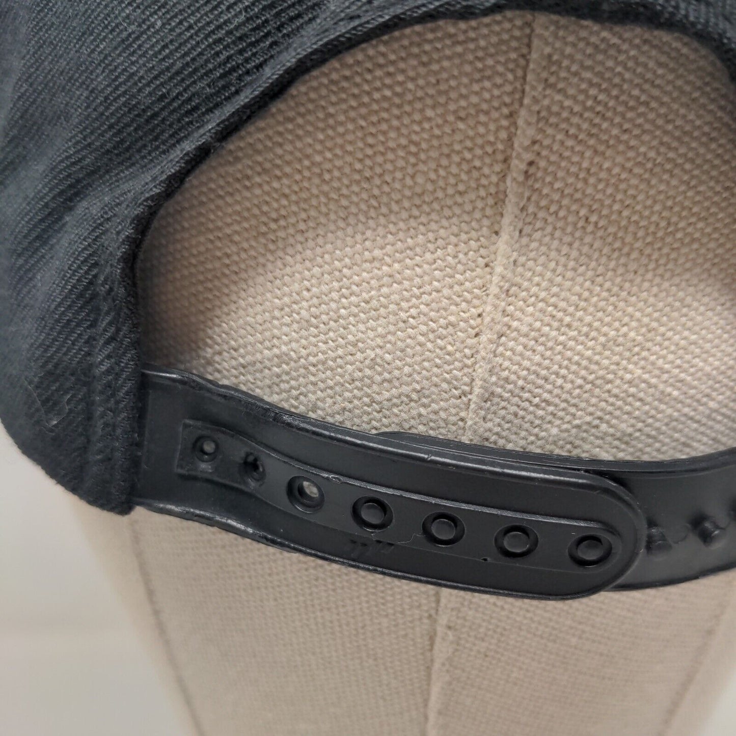MT Logo Snapback Hat Black One Size Embroidered The Classics Yupoong