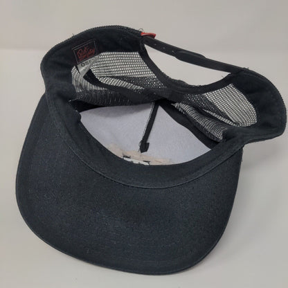 Riot Society Panda Snapback Trucker Hat Black OSFM Adjustable Mesh Back 6 Panel