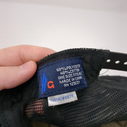 HG Quilted Snapback Trucker Hat Black OSFA Mesh Back Colorblock