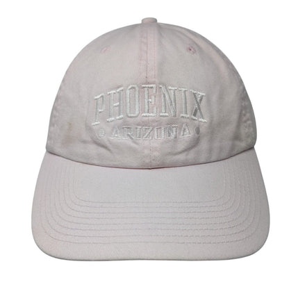 Phoenix Arizona Slideback Hat Pink OSFA Solid Embroidered Fahrenheit