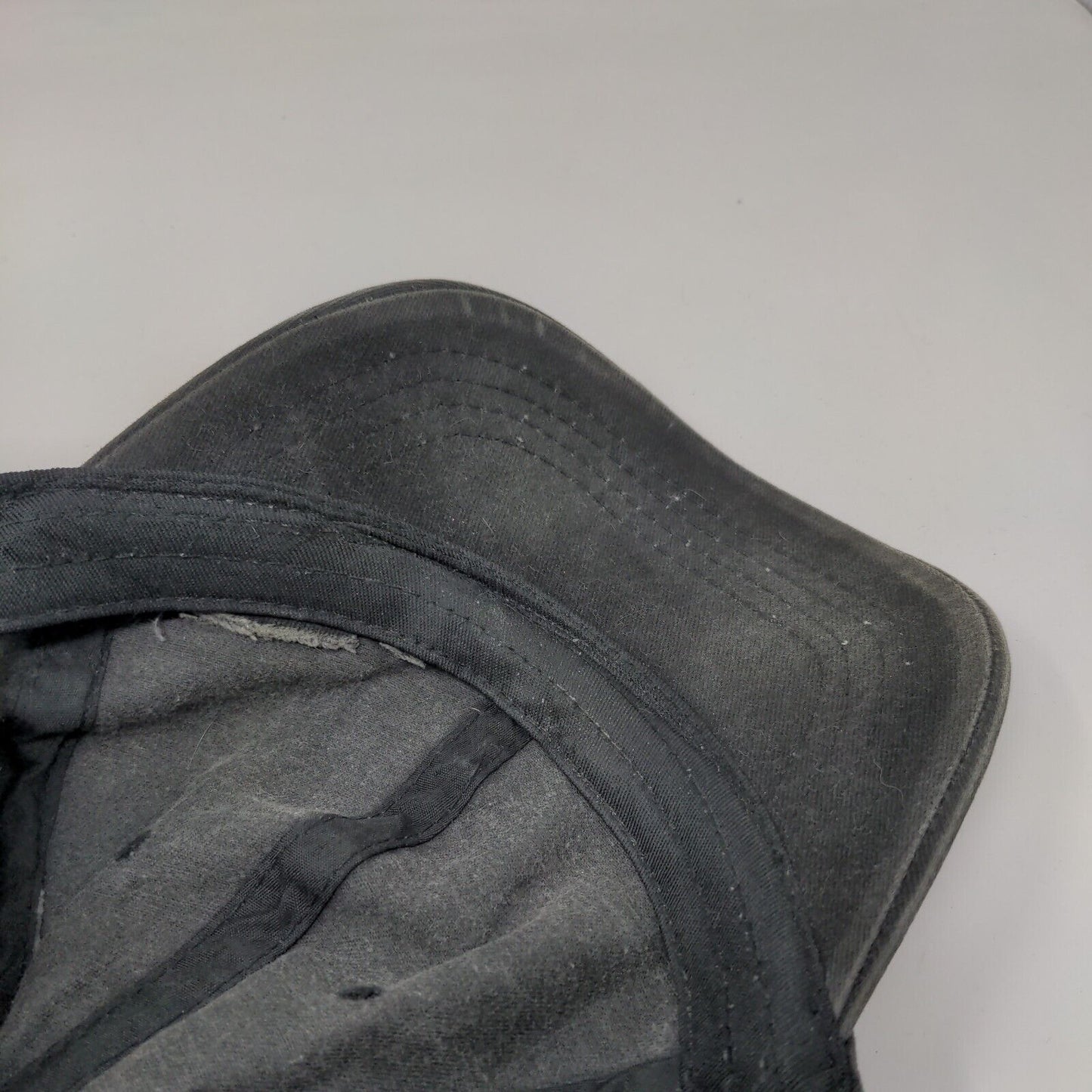 Pitbull Dad Slideback Hat Black One Size Adjustable 6 Panel Vent Holes