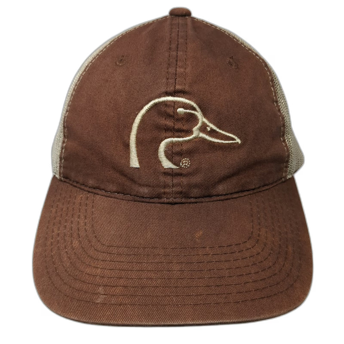 Outdoor Cap Baseball Cap Brown One Size Ducks Unlimited Logo Mesh Back Hat