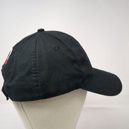 Vortex Nation Baseball Cap Black One Size Embroidered Logo Strapback Hat