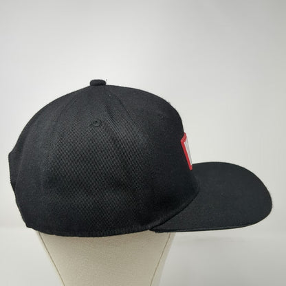 Marvel 5 Panel Black Hat One Size Snapback Rubber Logo Patch Comic