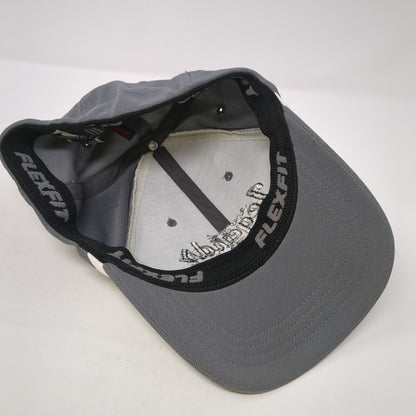 Lutz Legends Elite Fitted Hat Gray S/M Flexfit Embroidered Augusta Sportswear