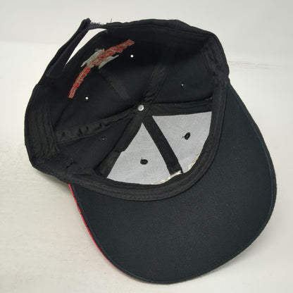 Yaesu System Fusion Baseball Cap Black Red White One Size Strapback Hat