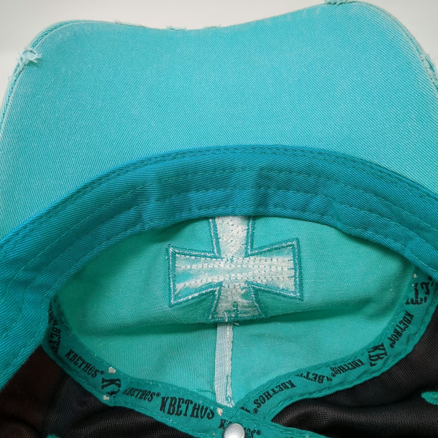KBETHOS Baseball Cap Green OSFM Serape Cross Distressed Strapback Hat Western