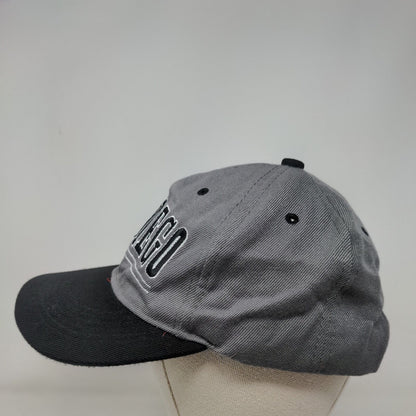 San Diego Snapback Hat Gray One Size Embroidered Adjustable Colorblock