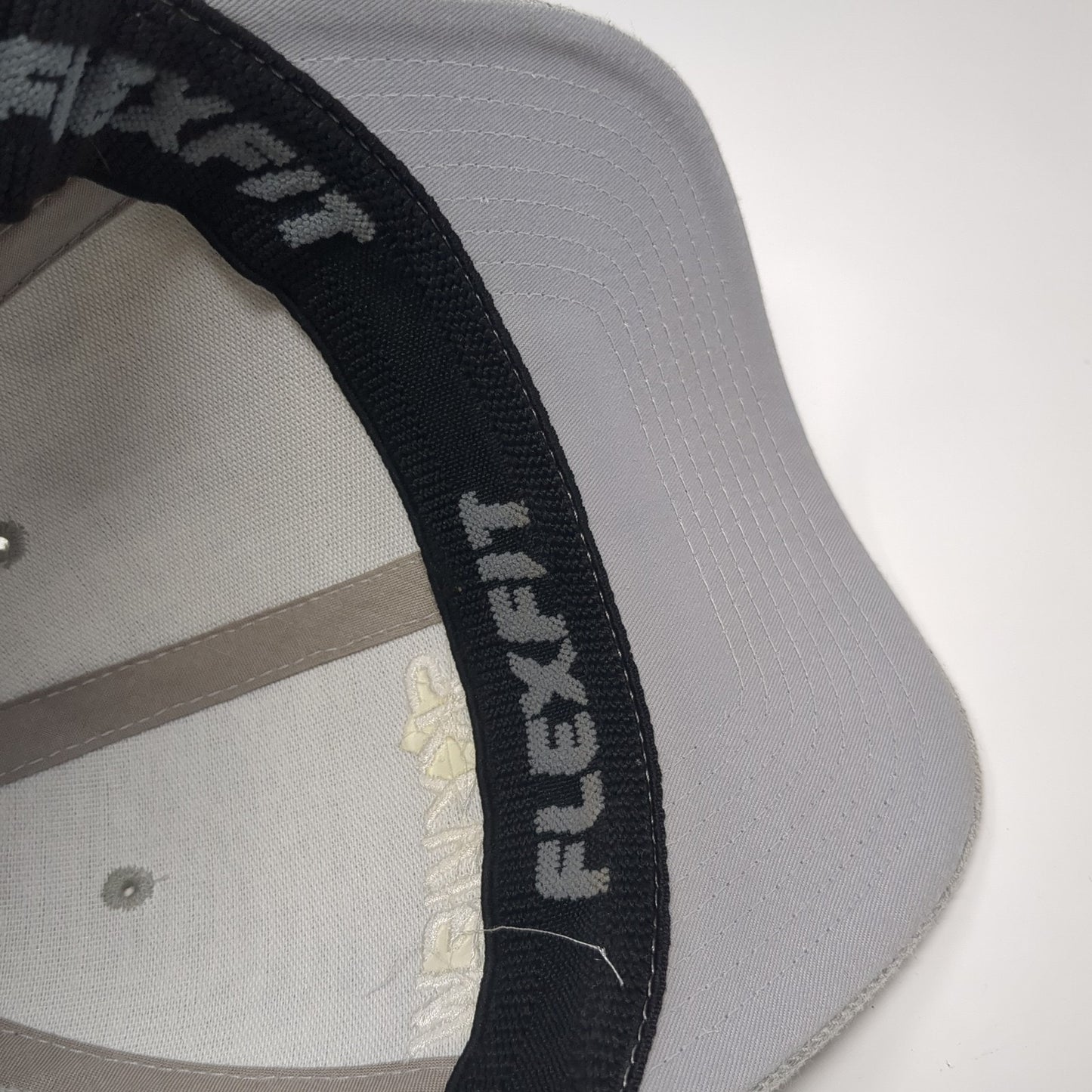 Skyview Fitted Hat Gray XL Embroidered Vent Holes Flexfit Yupoong
