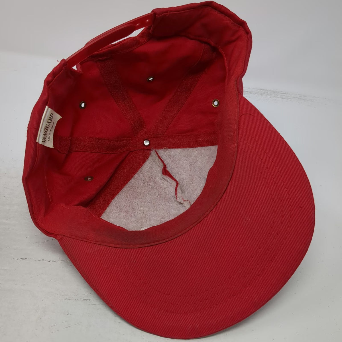 Vanguard 5 Panel Red Marlboro Racing Team 92 Formula 1 Car Snapback Hat Vintage