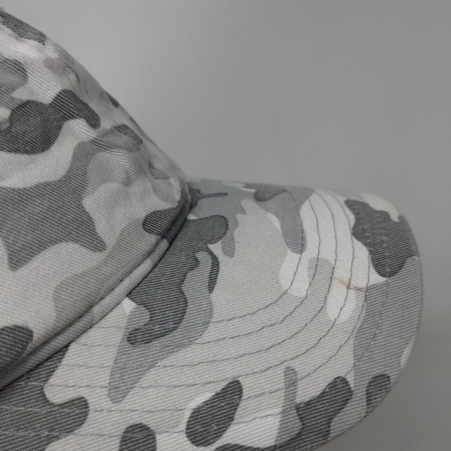 PUMA Slideback Hat Gray Camouflage One Size Adjustable 6 Panel