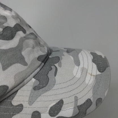 PUMA Slideback Hat Gray Camouflage One Size Adjustable 6 Panel