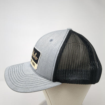 Idaho Est. 1890 Patch Snapback Mesh Back Trucker Hat Gray One Size