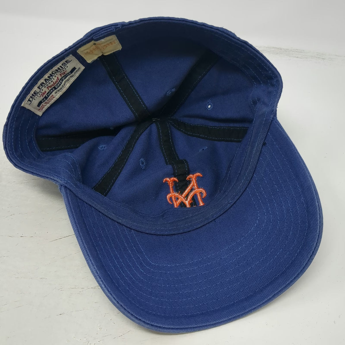 New York Mets MLB Twins Enterprise Baseball Cap Blue L Fitted Garment Wash Hat