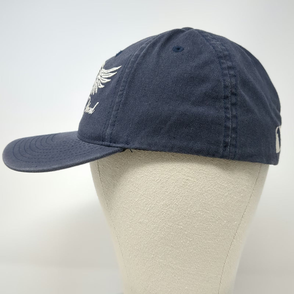 Port Authority Builders FirstSource Ride Hard Motorcycle Hat Blue Baseball Cap M