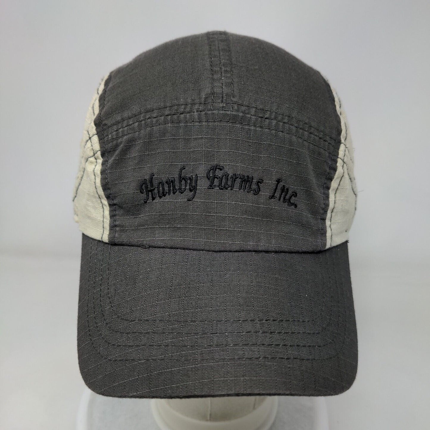 Hanby Farms Inc. Strapback 5 Panel Cap Multicolor One Size Adjustable Head Shot