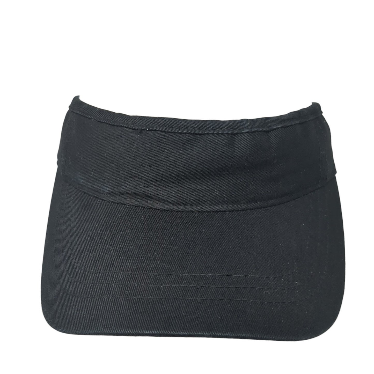 Unbranded Sun Visor Hat Black One Size Adjustable Strap Lightweight Blank