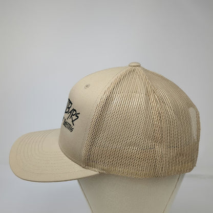 Yupoong Trucker Hat Beige One Size FCKLIGHTBARS Performance Lighting Mesh Back