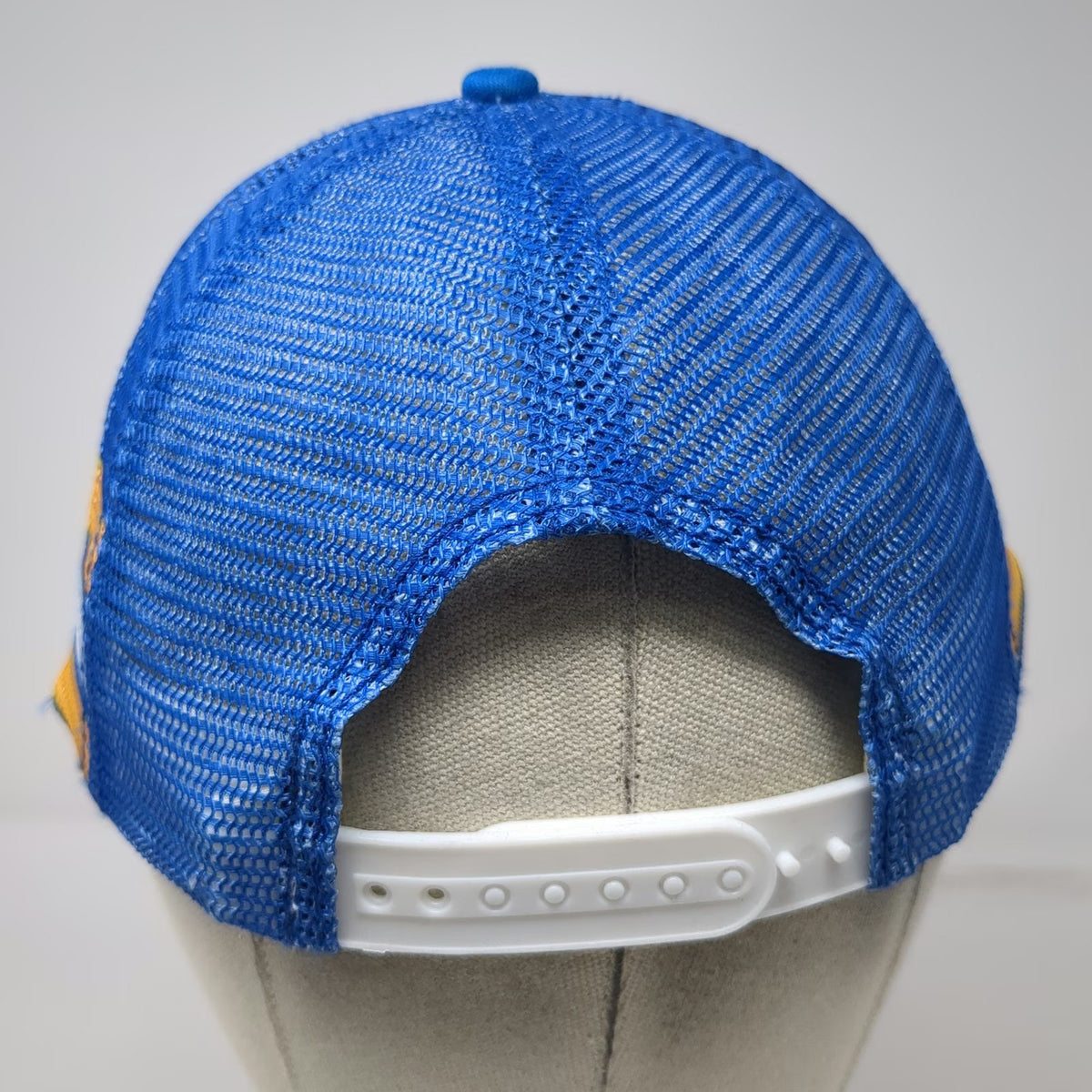 Netflix Stranger Things Bradley's Big Buy Blue Trucker Hat One Size Mesh Back