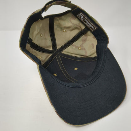 TRV Patch Strapback Hat Camouflage One Size Adjustable Richardson