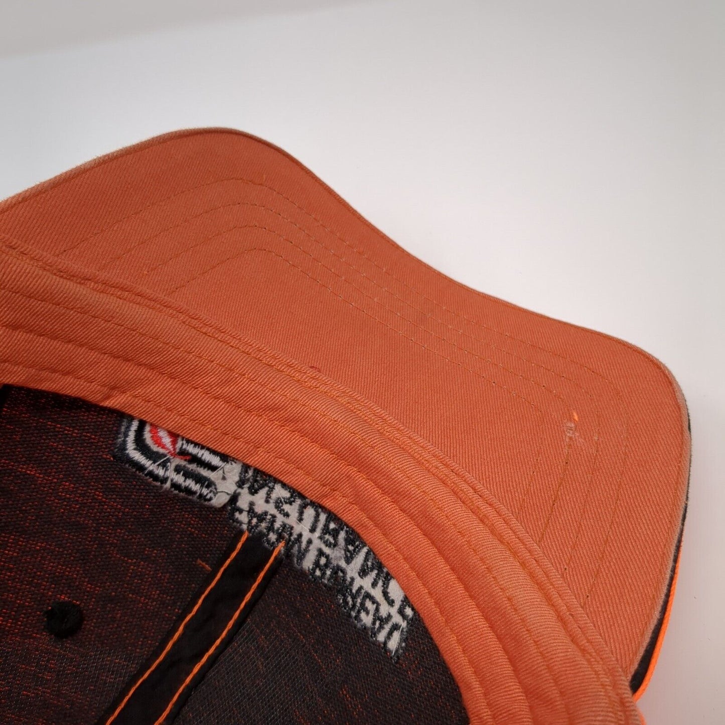 Farm Bureau Insurance Strapback Hat Orange One Size Adjustable 6 Panel