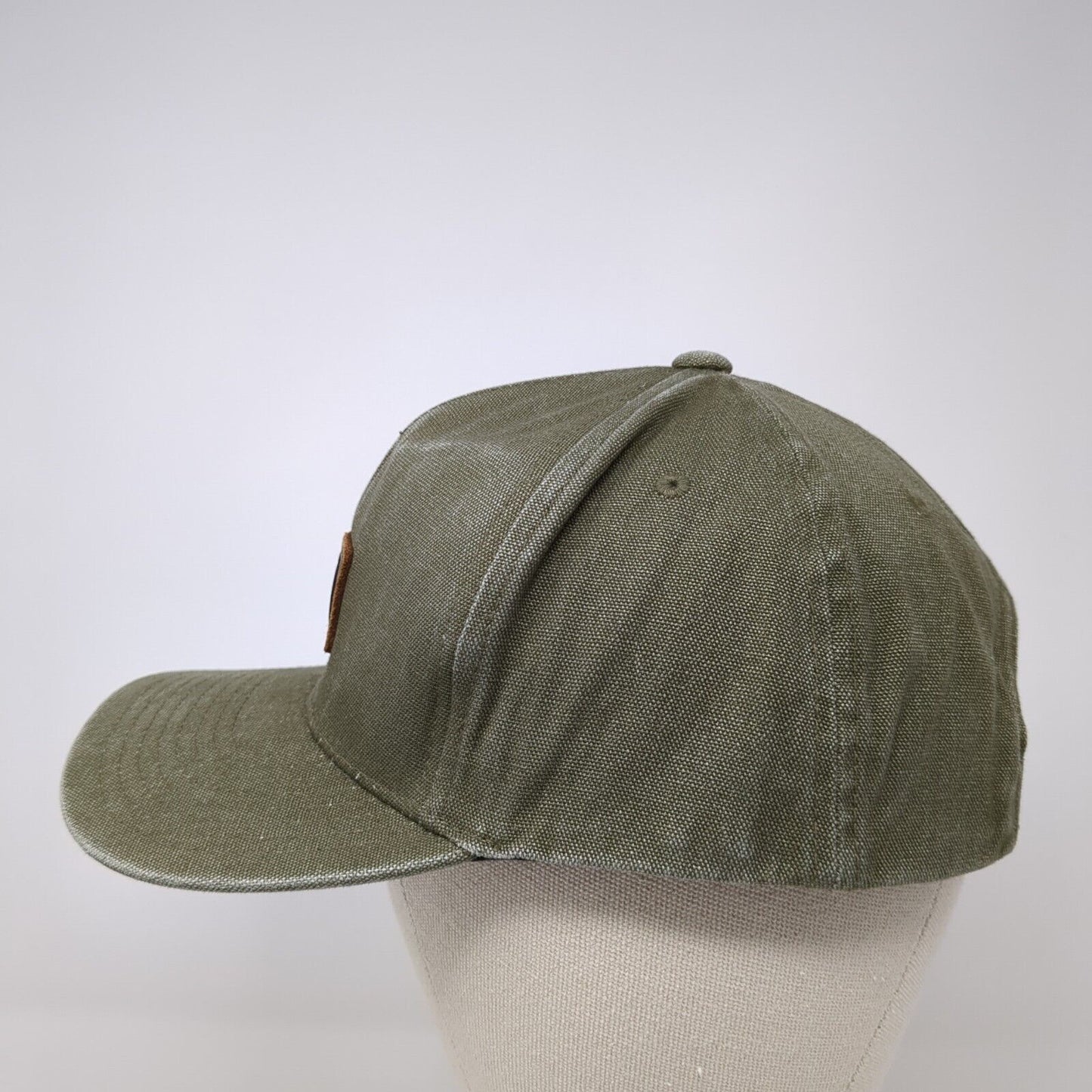 Vans Off The Wall Patch Snapback Hat Green One Size Adjustable Solid