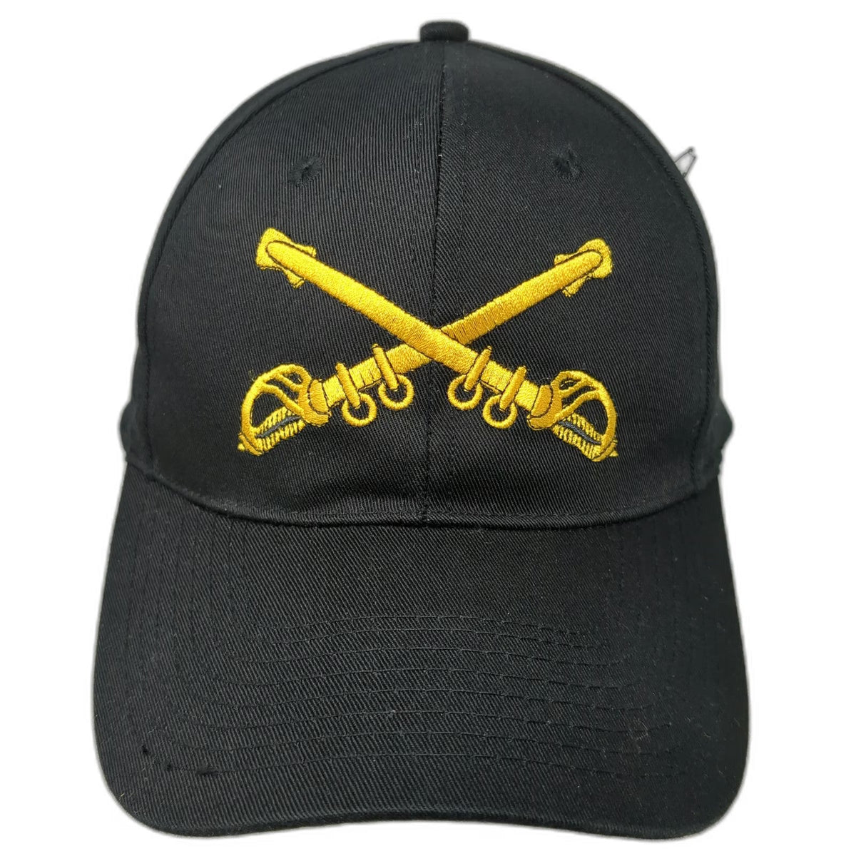 Mitchell Proffitt Snapback Black One Size Hat Crossed Sabers Cavalry Distressed