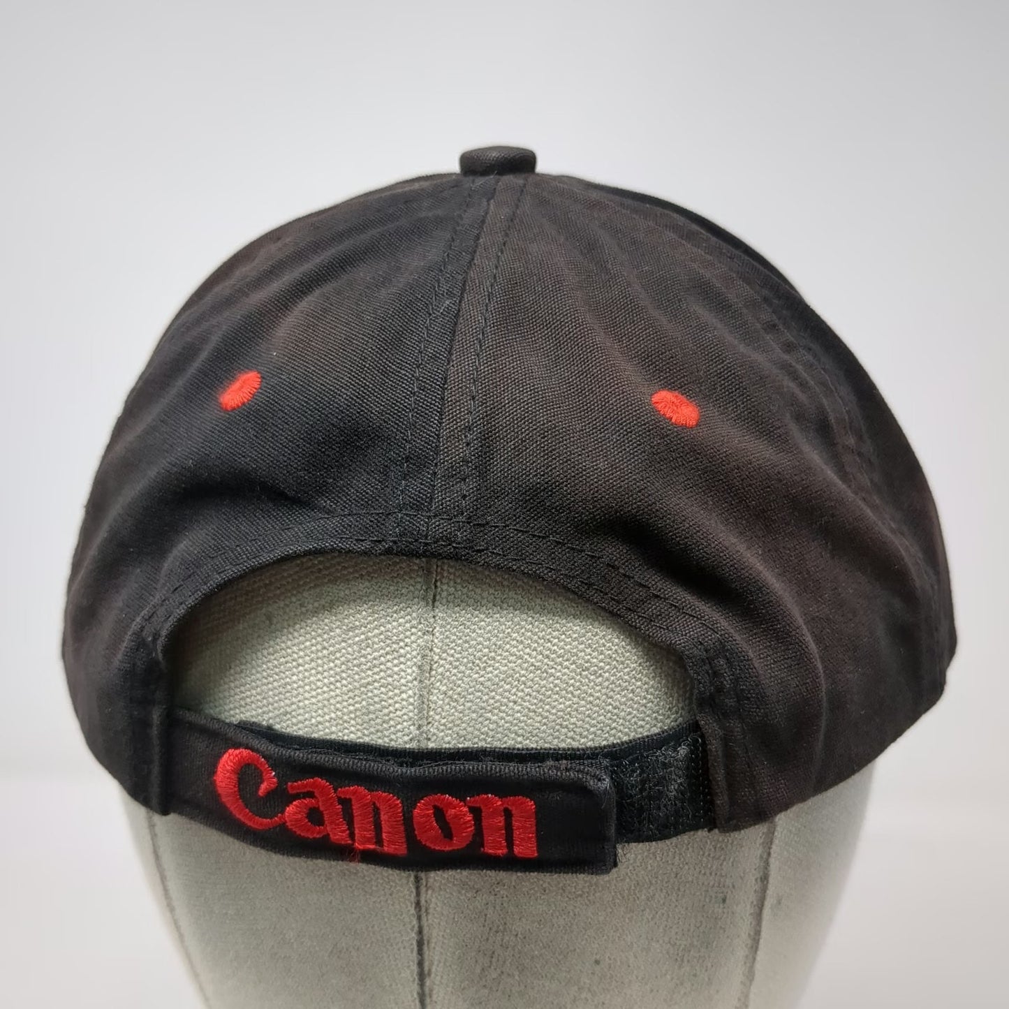 UEFA Baseball Cap Black One Size Euro 2004 Portugal Soccer Canon Strapback Hat