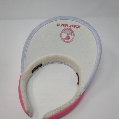 Pebble Beach 1919 Clip On Sun Visor Hat White One Size Kate Lord Ahead