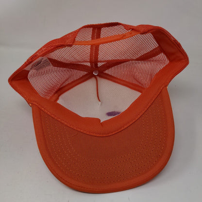 More Champagne Please Snapback Trucker Hat Orange OS Mesh Back Rope Nissun