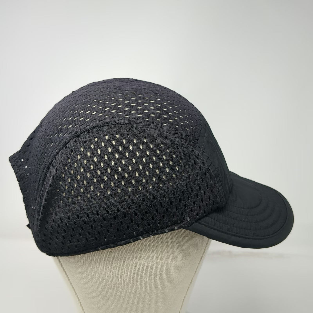Coal 5 Panel Hat Black One Size Mesh Crown Slideback Lightweight Nylon Outdoor