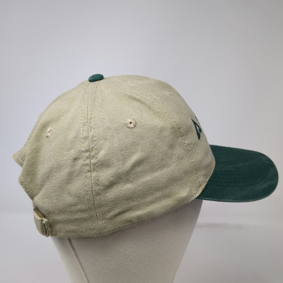 Boise Hat Baseball Cap Beige Green One Size Weyerhaeuser Timberland Strapback