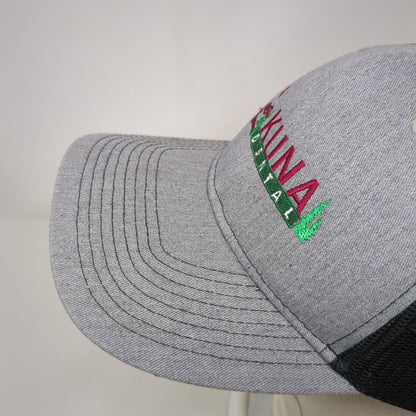 KUNA Dental Snapback Trucker Hat Gray OSFA Mesh Back Port Authority
