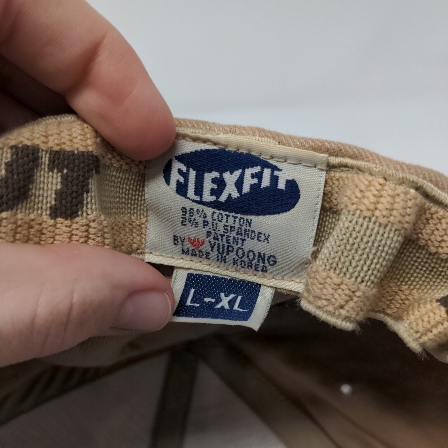 Boise Cascade BCI Joist & Versa-Lam Fitted Hat Tan L/XL Flexfit Yupoong