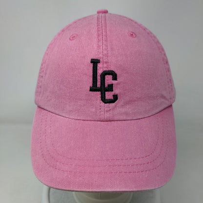 Lewis Clark Slideback Hat Pink One Size Adjustable Embroidered 6 Panel Adams