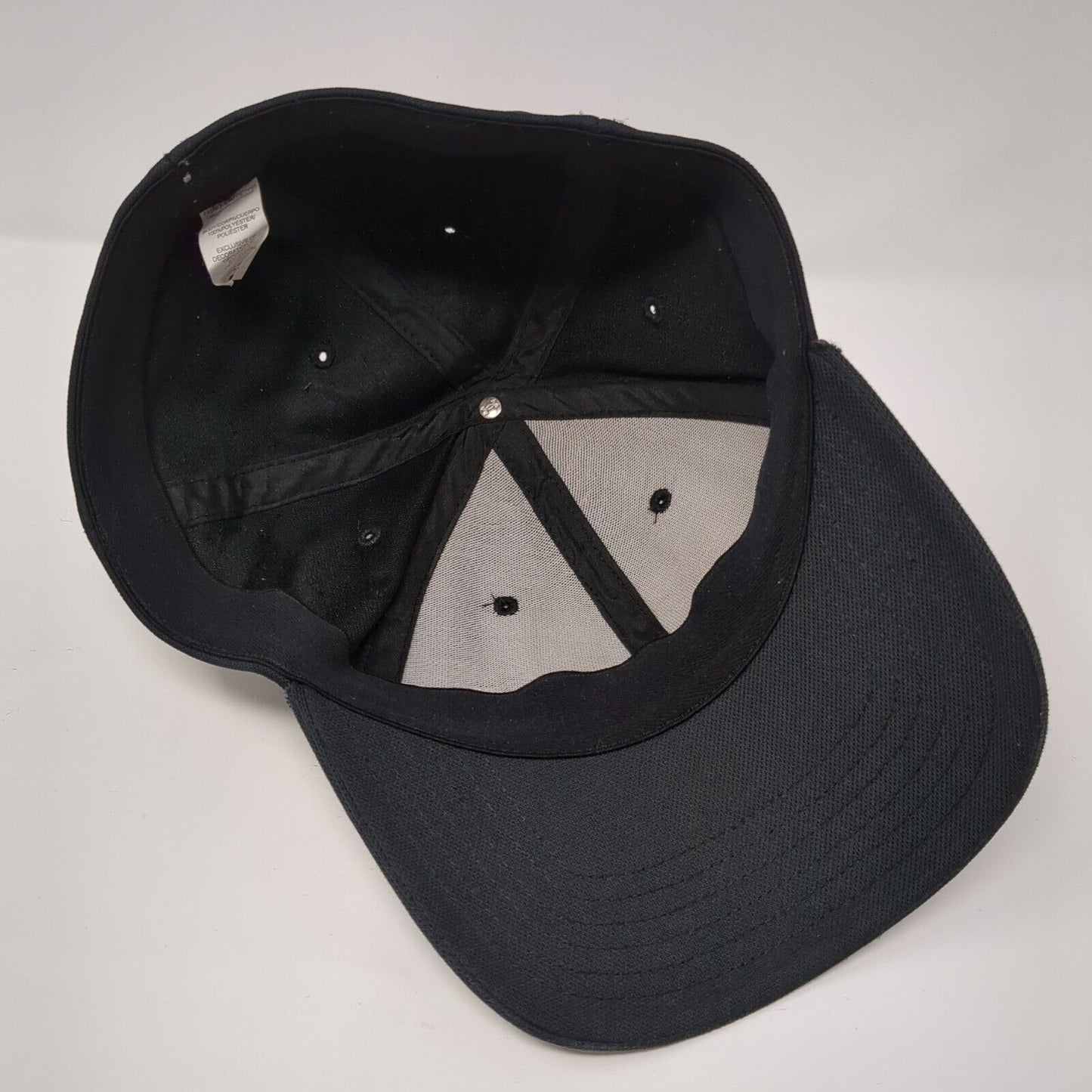 Under Armour Fitted Hat Black Large/XL Solid Embroidered 6 Panel