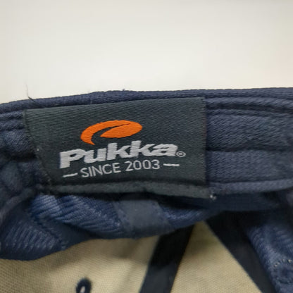 Pukka American Golf Hat Blue One Size Baseball Cap Strapback Embroidered Logo
