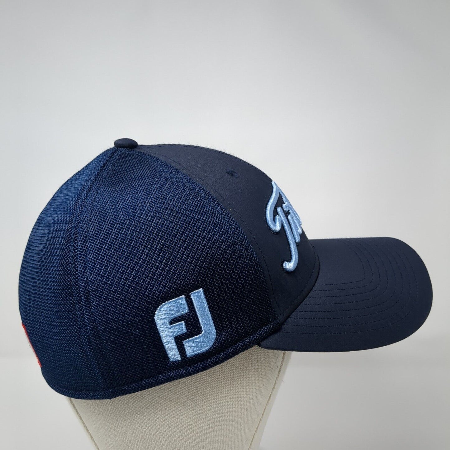 Titleist Fitted Mesh Back Hat Blue Small-Medium Embroidered New Era