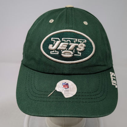 NFL Team Apparel New York Jets Green One Size Cap Hat Side Brim Logo Embroidery