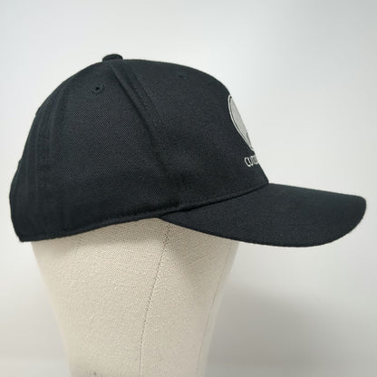 Yupoong Baseball Cap Black One Size CutzConnect Logo Flexfit 110 Strapback Hat