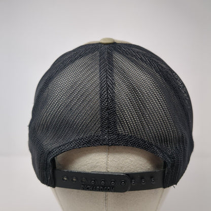 Rocky Mountain Jet Snapback Trucker Hat Brown One Size Mesh Back Outdoor