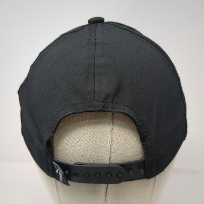 Puma Snapback Black One Size Hat Perforated Performance Sport Athletic Golf Cap