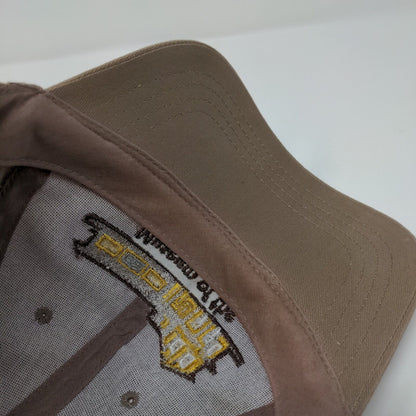 Museum of the San Ramon Valley Strapback Hat Tan OSFA Embroidered