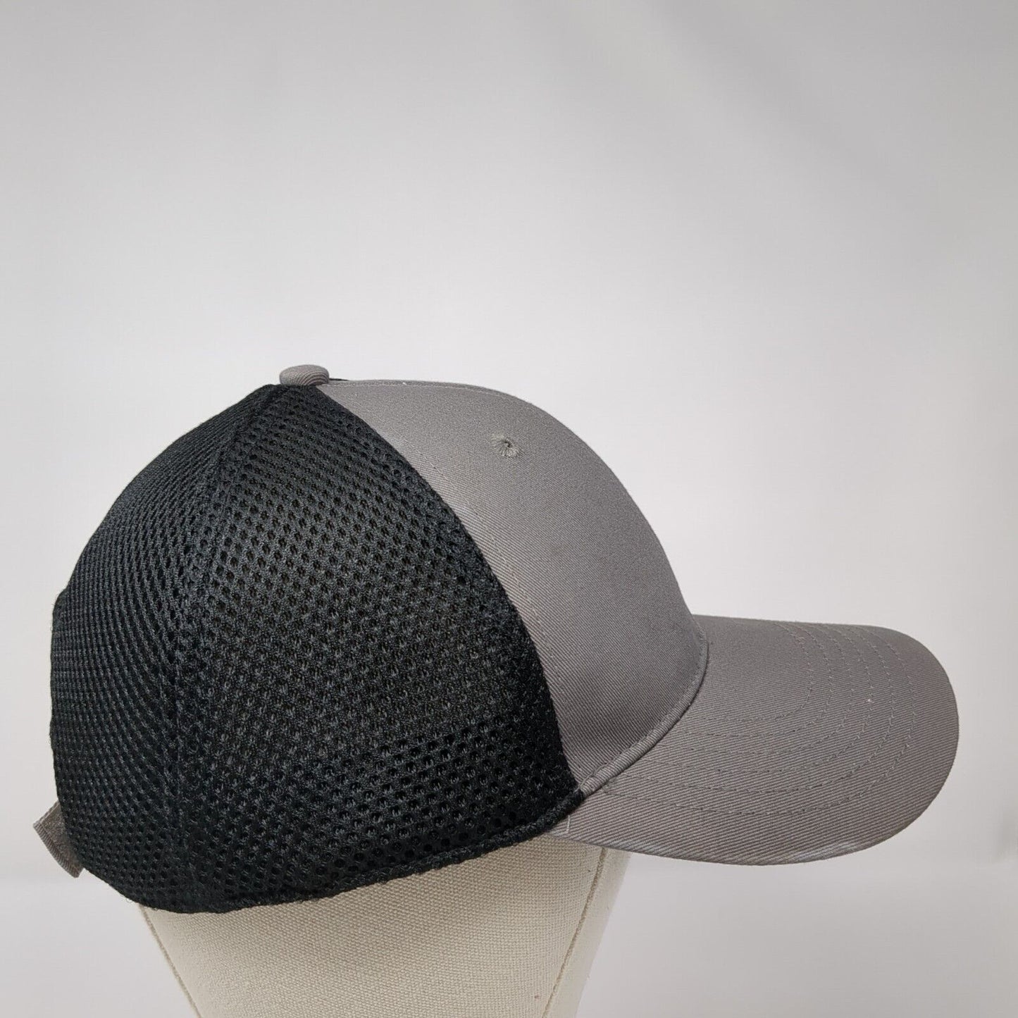 Underground Mining Contractors Strapback Fitted Hat Gray OS Adjustable Mesh OC
