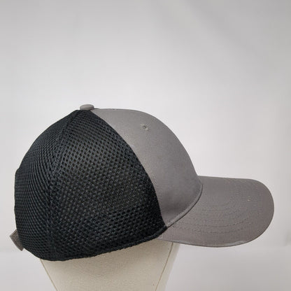 Underground Mining Contractors Strapback Fitted Hat Gray OS Adjustable Mesh OC