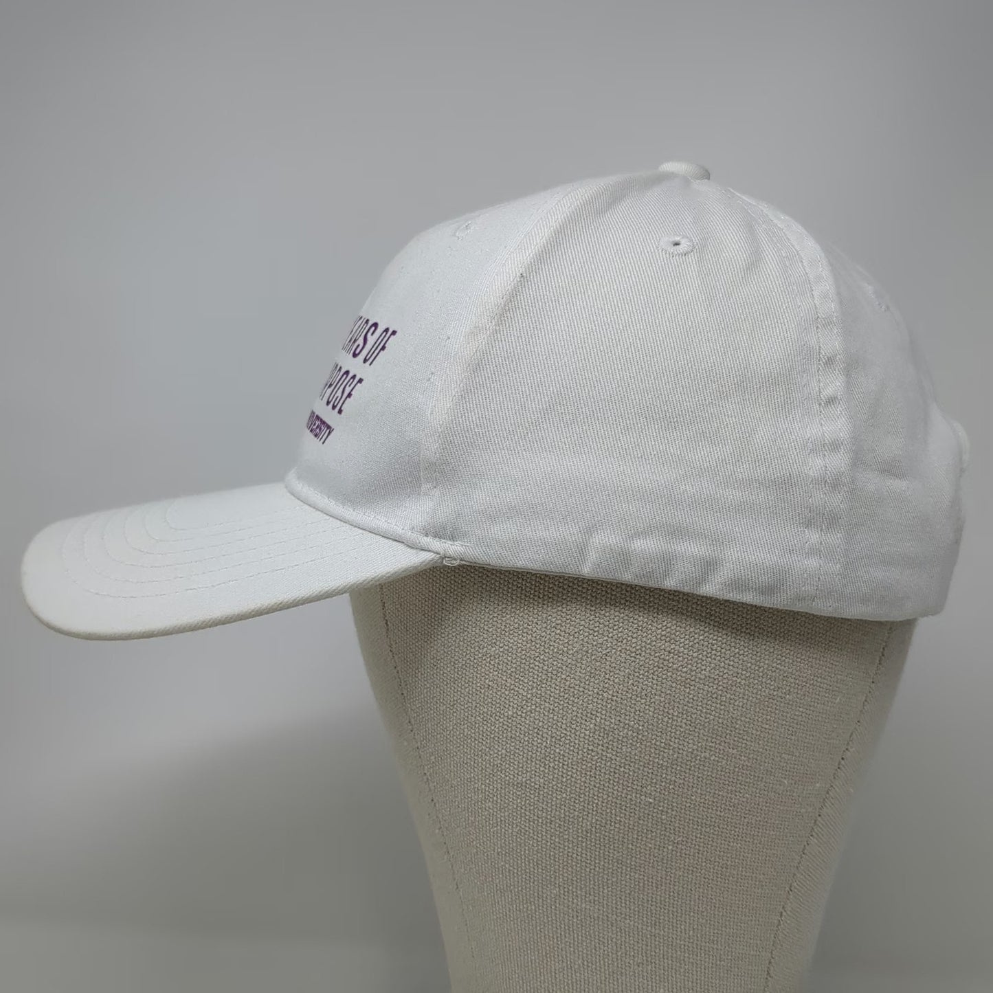 Direct Caps Snapback White One Size Hat 75 Years Purpose Grand Canyon University